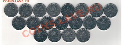 ИТАЛИЯ 50 ЛИР 1954-89 (19ШТ) ДО 06.02.14 В 22.00МСК (7984) - Изображение 017