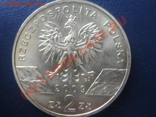 Польша, 2009 г, 2 злотых, до 18.02 в 21-00 мск - яш