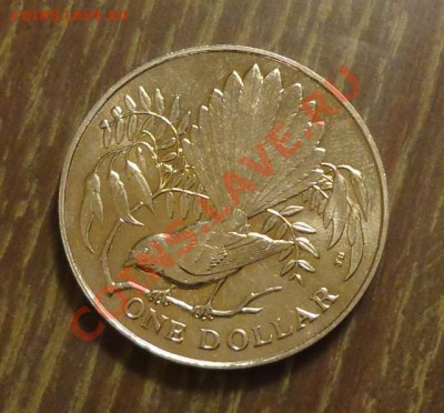 НОВАЯ ЗЕЛАНДИЯ - 1 доллар ВЕЕРОХВОСТКА до 8.02, 22.00 - н.зеландия 1 доллар 1980 (птица) - 1