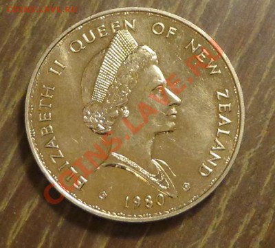 НОВАЯ ЗЕЛАНДИЯ - 1 доллар ВЕЕРОХВОСТКА до 8.02, 22.00 - н.зеландия 1 доллар 1980 (птица) - 2
