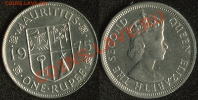Британский Маврикий 1 рупия 1975 до 22:00мск 06.02.14 - Маврикий 1 рупия 1975