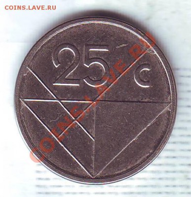 Аруба.25 Центов.2009. до 08.02 - 2009..JPG