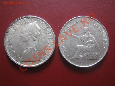 Италия 500 лир 1960 + 500 лир 1961 ___ до 4.02 в 22.00 - 1 182