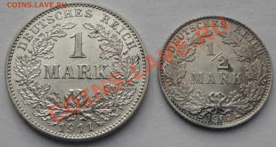 2марки 1907D Герм империя UNC до 05.02 - ГИ 1