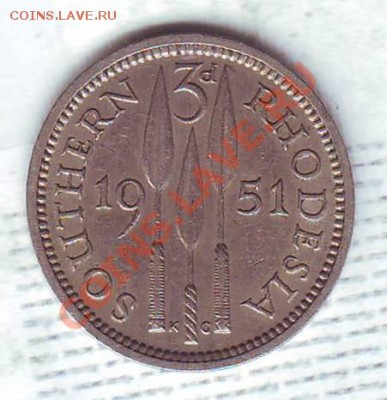 Ю.Родезия.3 Пенса.1951.Копья. до 10.02 - 19510009.JPG