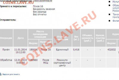 Нарушение контрольных сроков пересылки Почтой России - почта.JPG