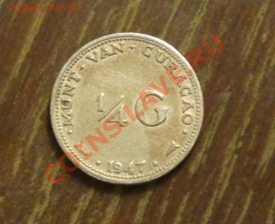 4 гульдена 1947, достойный до 10.02, 22.00 - кюрасао четверть гульдена - 1