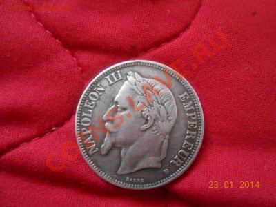 5 франков 1870 Наполнон III. Оценка. - N-2BRFnKm8k