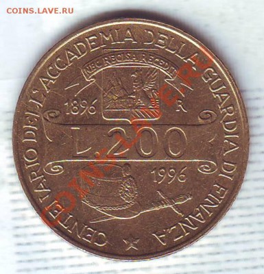 Италия.200 Лир.1996.Таможня. до 11.02 - 19960017.JPG
