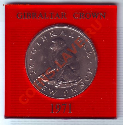 Гибралтар.Крона.1971.Обезьяна.В боксе. до 12.02 - 19710028.JPG