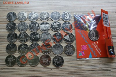 Набор Олимпиада 12 Лондон 29монет UNC + жетон до 12.02 22-00 - IMG_1086.JPG