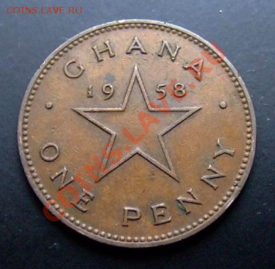 2 - Гана 1 пенни (1958) Р