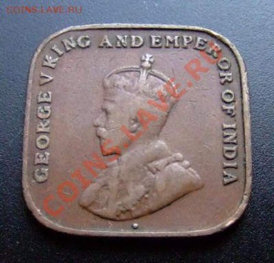 2 - Стрейтс Сеттлментс 1 цент (1920) «Георг V» А