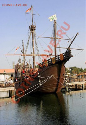 Монеты с Корабликами - SantaMariaPalos1