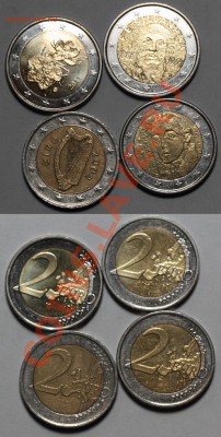 2 евро 4шт. (ходячка+юб) лот 3 до  12.02.14 22мск - 2_euro_4_3
