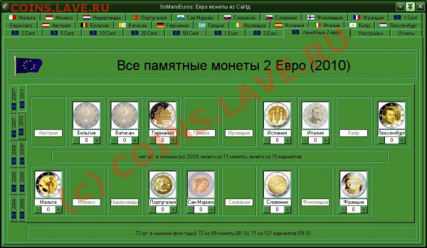 Программа только для коллекционеров ЕВРО - Рус1