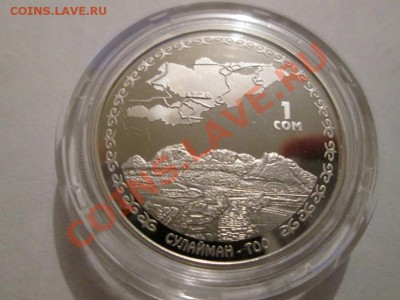 Киргизия 1 сом СУЛАЙМАН - ТОО 2009 год BUNC до 12.02.14 - IMG_2383а