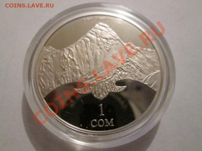 Киргизия 1 сом ПИК ХАН ТЕНГРИ 2011 год BUNC до 12.02.14 - IMG_2387а