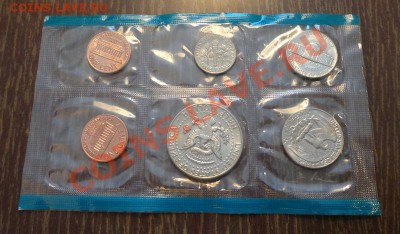 1 руб. 1997 ммд поворот 180гр. до 11.02.14 - США-годовой набор 1972 2