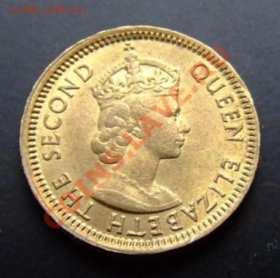 делает - прямо сейчас !!! - Брит. Гонконг 5 центов (1967) А