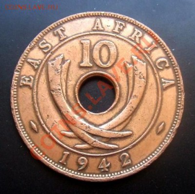 2 - Брит. Восточная Африка 10 центов (1942) Р