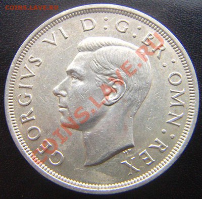 Отличная серебряная британская крона 1937; до 12.02_22.16мск - 7469