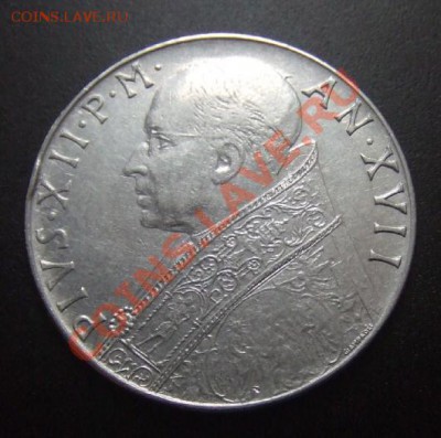 2 - Ватикан 100 лир (1955) Фидес А