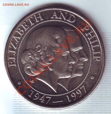 Теркс и Кайкос.5 Крон.1997.Королевская чета. до 17.02 - 19970021.JPG