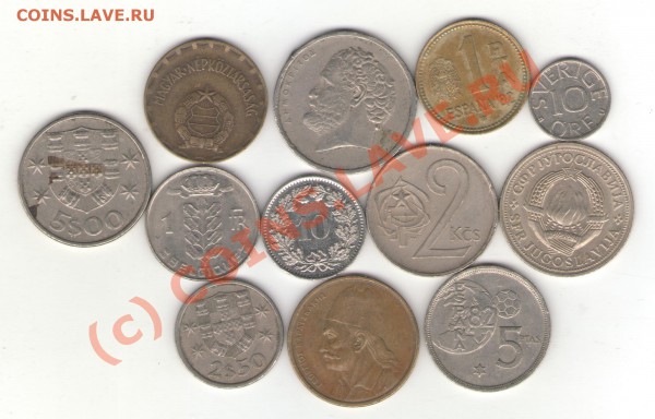 Иностранные монеты 1980 года с рубля до 24.02.10 в 22.00 мск - 1980 001