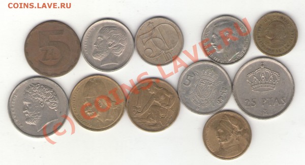 Иностранные монеты 1982 года с рубля до 24.02.10 в 22.00 мск - 1982 001