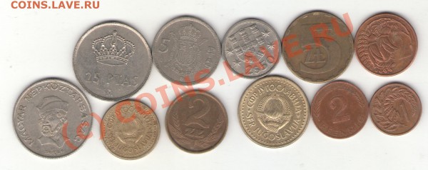 Иностранные монеты 1983 года с рубля до 24.02.10 в 22.00 мск - 1983 001