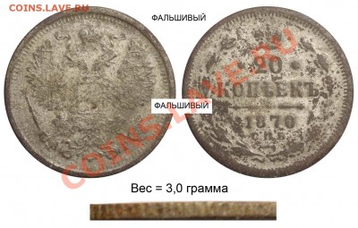 Фальшивые монеты России до 1917г сделанные в ущерб обращению - 24