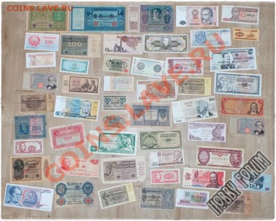 Лоты банкнот мира, около 2000 штук - 23267-1