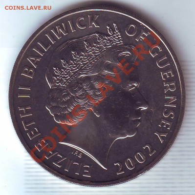 Гернси.5 Фунтов.2002.Юбилей.Королева Мать до 19.02 - 20020028.JPG