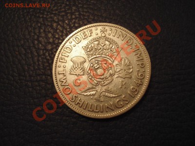 2  шиллинга    1946г    серебро - 2 шилинга 1946_2