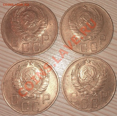 !!! 5 КОПЕЕК 1940 ГОДА 4 ШТУКИ!!! - 4