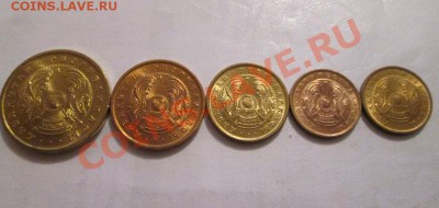 Казахстан Набор 2+5+10+20+50 тиын 1993 год UNC до 16.02.14 - IMG_2337б