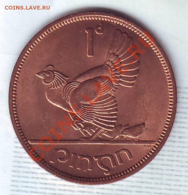 Ирландия.Пенни.1968.Курица.Сохран!!! до 20.02 - 19680047.JPG
