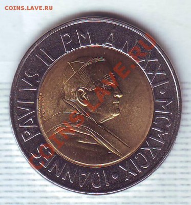 Ватикан.500 Лир.1999.БМ. до 20.02 - 19990031.JPG