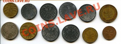Германия 1900-1950 12 монет до 22-00 20.02.14. - немцы2