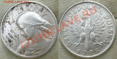 Злотый 1925 Косынка - Zloty 1925.JPG