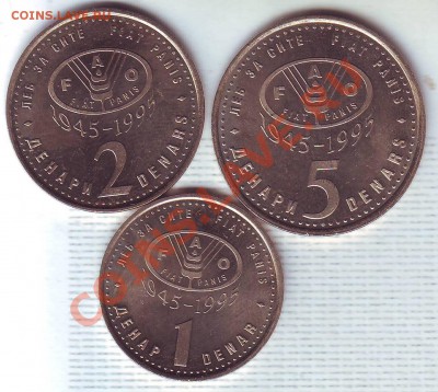 3 монеты Македонии.F.A.O.Животные.1995. до 26.02 - Македония.JPG