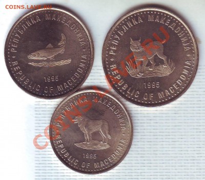3 монеты Македонии.F.A.O.Животные.1995. до 26.02 - Македония0001.JPG