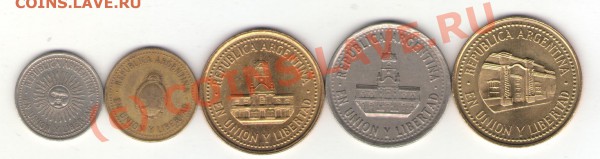Аргентина 5 монет до 24.02.10 в 21.00 мск - argentina 001