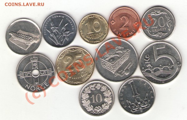 Иностранные монеты 2009 года с рубля до 24.02.10 в 22.00 мск - 2009 001