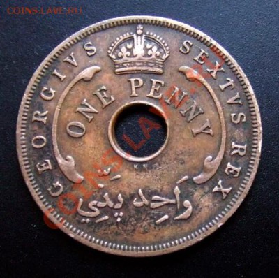 2 - Брит. Западная Африка 1 пенни (1952) Р