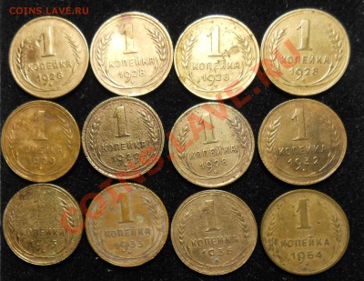 лот монет 1копейка Ранние Советы,бюджетный вариант - DSCN3343_cr