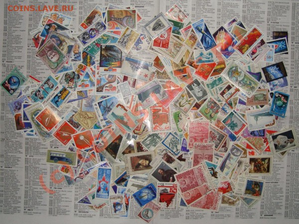 Марки (около 500шт). До 25.02.10г 21.090 по мск. - Марки.JPG