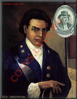 Монеты с Корабликами - Fletcher Christian, Bounty, 