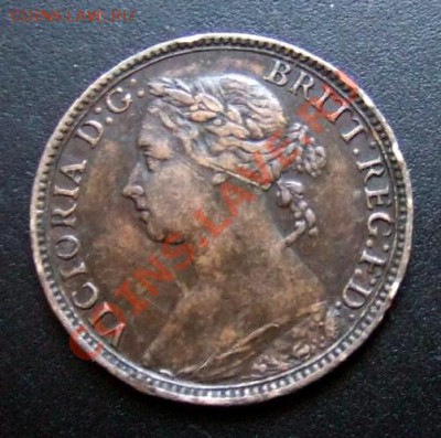 2 - Великобритания 1 фартинг (1881) Виктория А